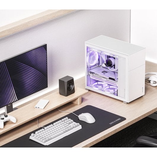 Caja PC Jonsbo D41 STD Blanco ATX/Micro ATX/Mini-ITX Ventilación Avanzada