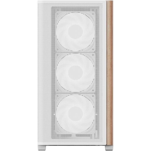 Caja PC Aerocool D301A Mini Torre Blanca Mesh mATX RGB USB-C Soporte GPU 410mm