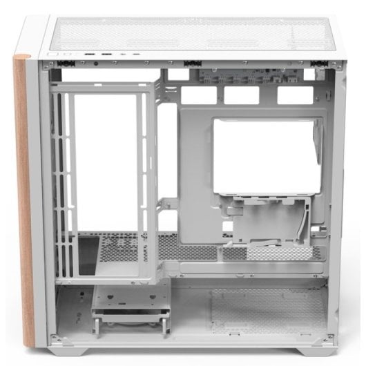 Caja PC Aerocool D301A Mini Torre Blanca Mesh mATX RGB USB-C Soporte GPU 410mm