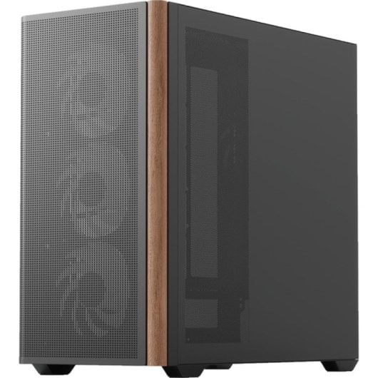 Caja Aerocool D301A Mini Torre Mesh RGB µATX Negro Hasta 410mm GPU/360mm RL