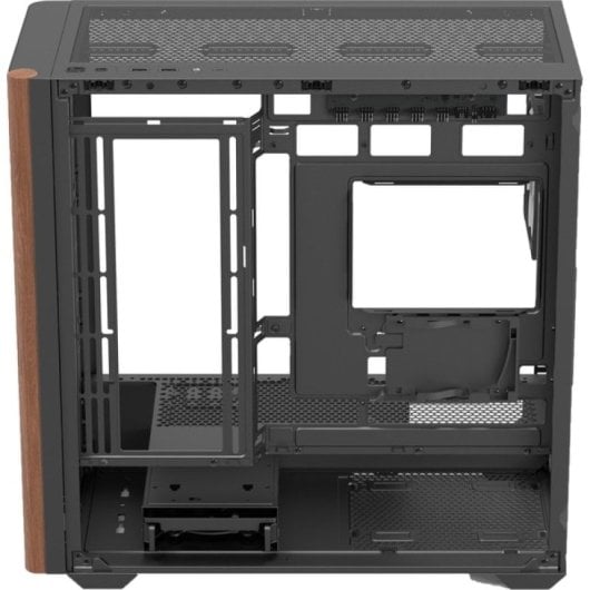 Caja Aerocool D301A Mini Torre Mesh RGB µATX Negro Hasta 410mm GPU/360mm RL