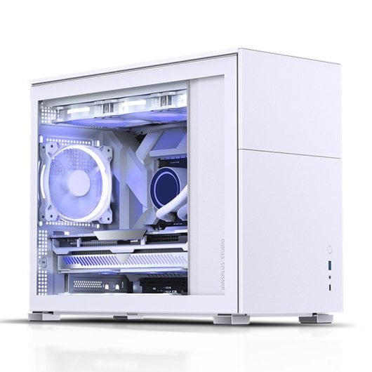 Jonsbo D31 STD Torre Gaming Micro-ATX com Janela e Ventilação Avançada Branca