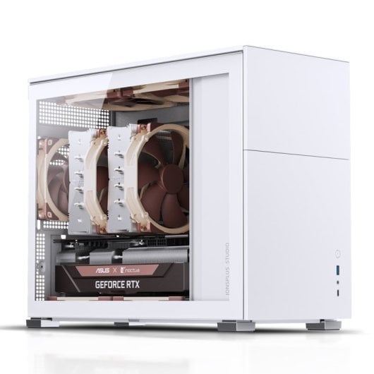 Jonsbo D31 STD Torre Gaming Micro-ATX com Janela e Ventilação Avançada Branca