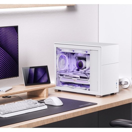 Jonsbo D31 STD Torre Gaming Micro-ATX com Janela e Ventilação Avançada Branca