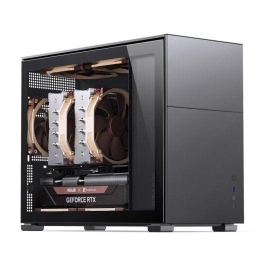Torre Jonsbo D31 STD Negro, factor micro ATX/DTX/ITX, Frontal ATX, para PC Gaming