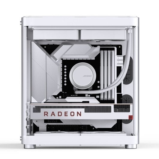 Caja PC Jonsbo TK-1 2.0 Blanca Mini Tower Acero Vidrio Templado ITX Micro ATX