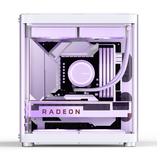 Caja PC Jonsbo TK-1 2.0 Blanca Mini Tower Acero Vidrio Templado ITX Micro ATX