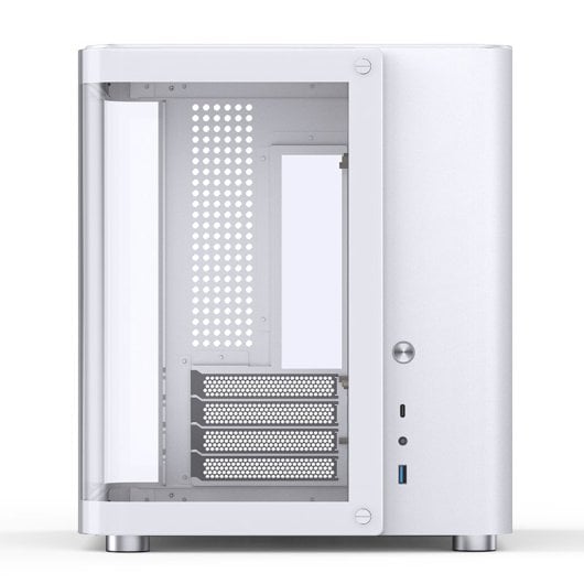 Caja PC Jonsbo TK-1 2.0 Blanca Mini Tower Acero Vidrio Templado ITX Micro ATX