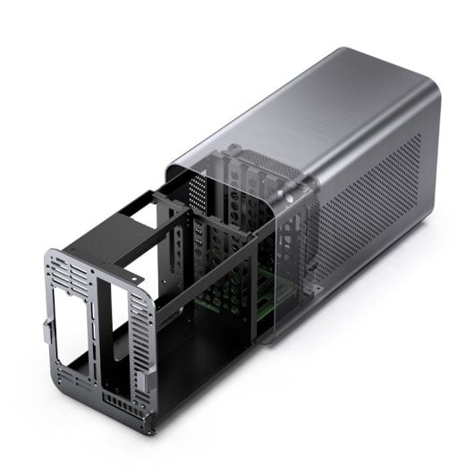 Tour Jonsbo N1 Mini ITX Gris Aluminium Acier SFX Bureau à domicile