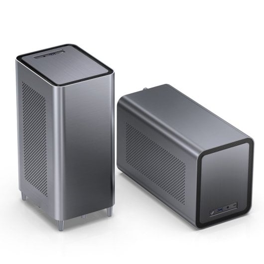 Tour Jonsbo N1 Mini ITX Gris Aluminium Acier SFX Bureau à domicile