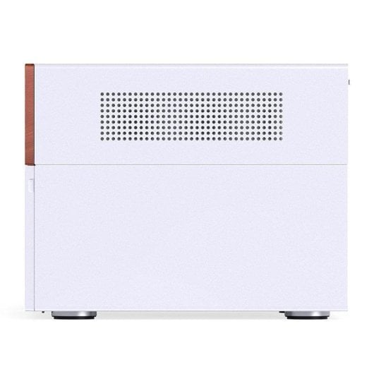 Caixa PC Jonsbo N4 WHITE Micro Torre ITX Micro ATX Aço Madeira Branco