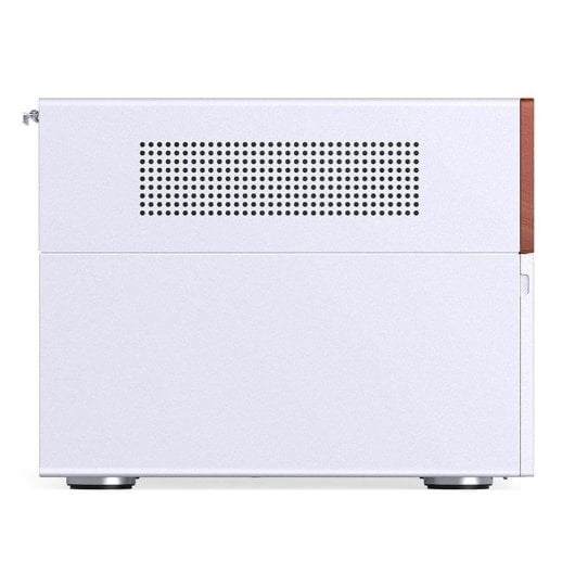Caixa PC Jonsbo N4 WHITE Micro Torre ITX Micro ATX Aço Madeira Branco