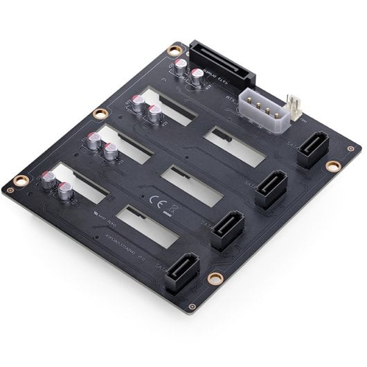 Caja Micro Torre Jonsbo N4 Black Acero Madera Negro ITX Micro ATX SFX