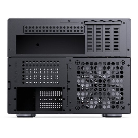 Caja Micro Torre Jonsbo N4 Black Acero Madera Negro ITX Micro ATX SFX