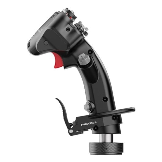 Palanca de vuelo Moza Racing MH16 Negro Rojo Aluminio 99mm 213.5mm