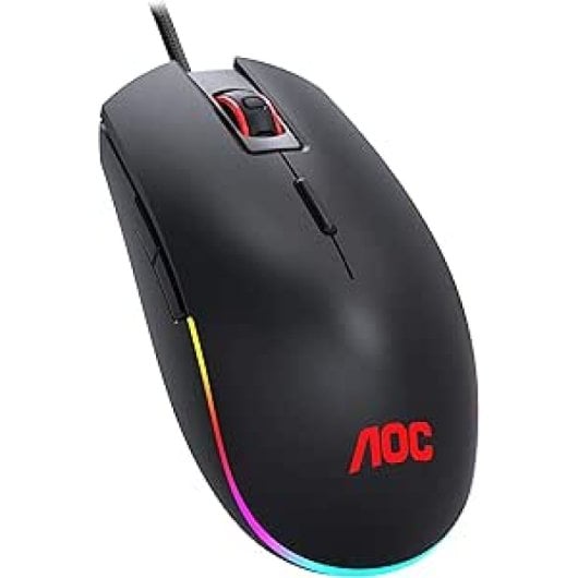 Ratón AOC GM500 Pixart PMW3389 16000 DPI RGB Kailh Switches 20G Cable USB