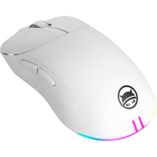 Ratón GAMIAC PA50 Gaming USB Type-C 12400 DPI Blanco RGB 6 Botones