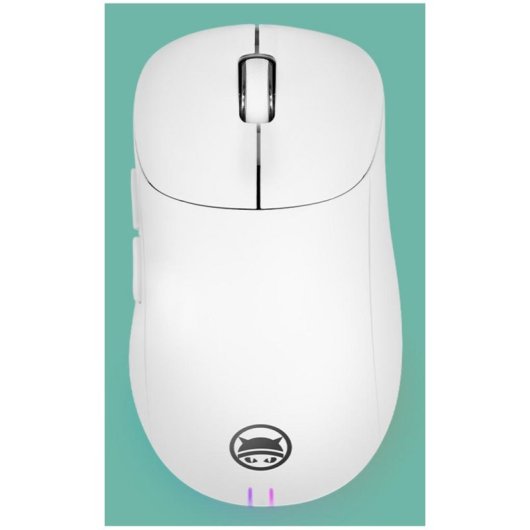 Ratón GAMIAC PA50 Gaming USB Type-C 12400 DPI Blanco RGB 6 Botones