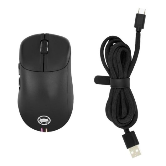 Ratón Gaming Gamiac PA50 Ultraligero 50g RGB 12400 DPI Sensor PixArt PMW3327 Ergonomía Derecha