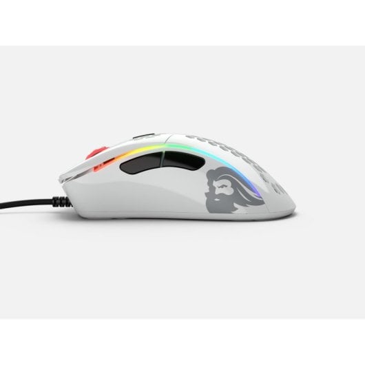 Glorious Wired 12000 DPI Advanced Mouse da gioco per mano destra, bianco