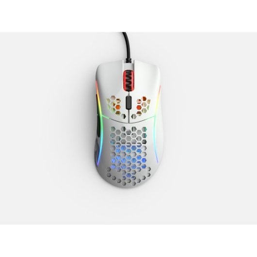 Glorious Wired 12000 DPI Advanced Mouse da gioco per mano destra, bianco