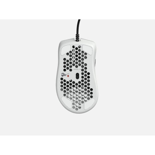 Glorious Wired 12000 DPI Advanced Mouse da gioco per mano destra, bianco