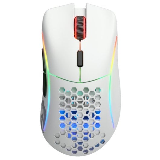 Glorious Mouse da gioco wireless 19000 DPI 6 pulsanti bianco
