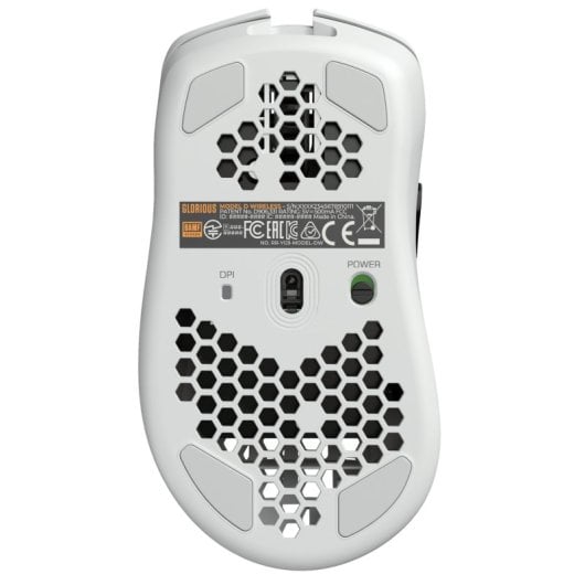 Glorious Mouse da gioco wireless 19000 DPI 6 pulsanti bianco