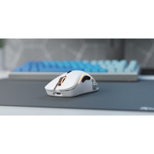 Glorious Mouse da gioco wireless 19000 DPI 6 pulsanti bianco