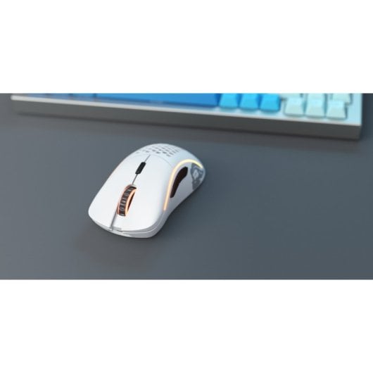 Glorious Mouse da gioco wireless 19000 DPI 6 pulsanti bianco