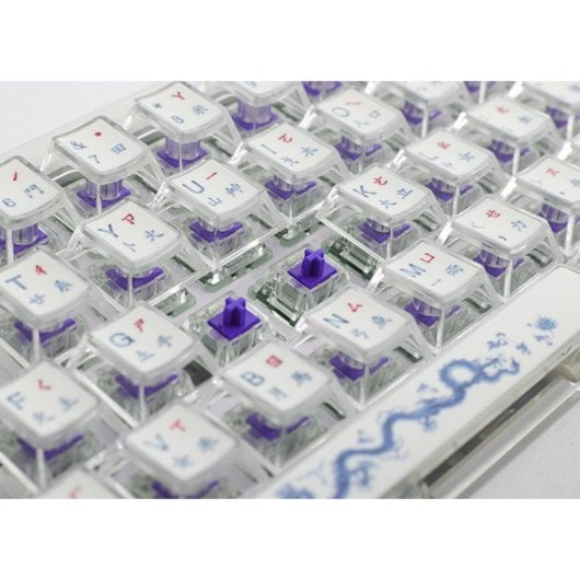 Teclado Ducky Year of the Dragon MX2A Purple Limited Edition Cherry MX2A Purple Layout Portugués Edición Numerada