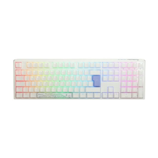 Teclado Mecânico Ducky One 3 Classic Full-Size Hot-Swap RGB MX-Red Branco