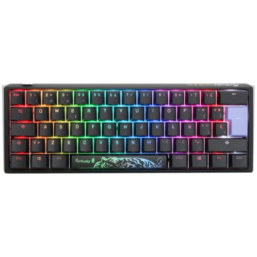 Teclado mecânico Ducky One 3 Classic Mini Layout ES com fio RGB LED