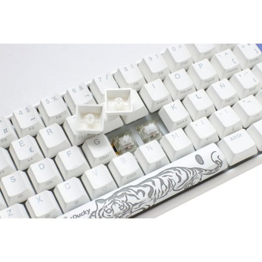 Teclado mecânico Ducky One 3 Classic Mini 60% RGB Hot-Swap MX-Clear White