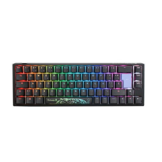 Teclado Ducky One 3 Classic SF 65% Hot-Swap RGB MX-Silver Preto