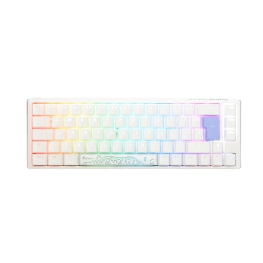 Teclado Mecânico Ducky One 3 Classic SF 65% Pure White Cherry MX-Brown RGB