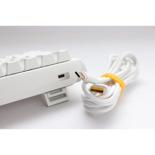 Teclado Ducky One 3 Classic SF 65% Hot-Swap RGB MX-Silver Blanco Layout ES