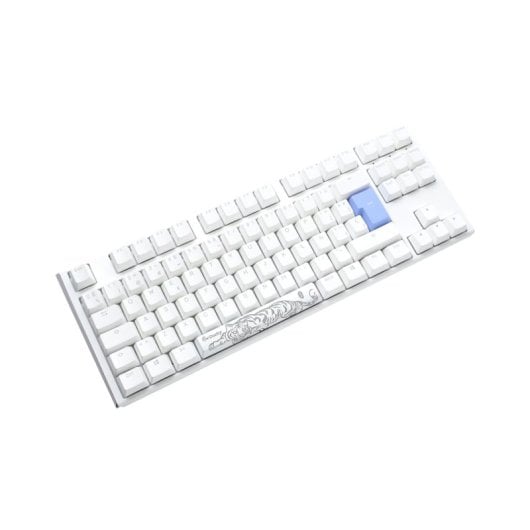 Teclado Mecânico Ducky ONE 3 Classic TKL Hot-Swap RGB MX-Clear Branco