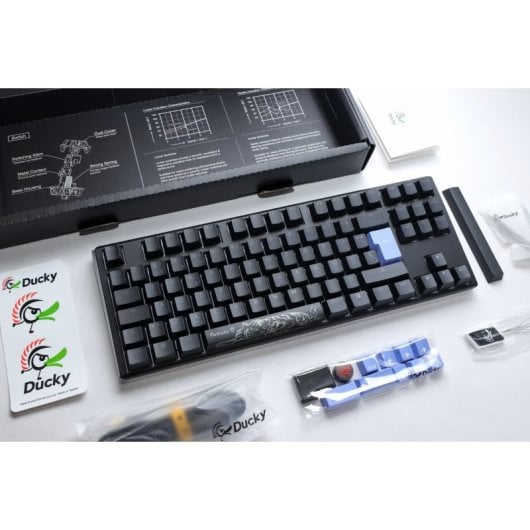 Teclado Ducky One 3 Classic TKL MX-Silver Hot-Swap RGB Negro