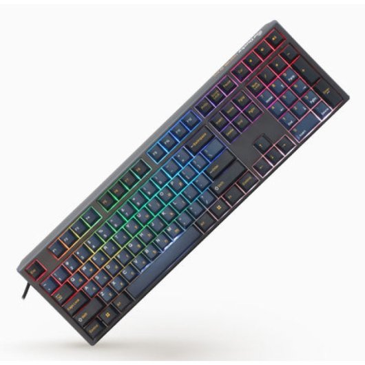 Ducky Cherry MX2A Rotes Layout ES RGB Hot-Swap USB-C Mechanische Tastatur