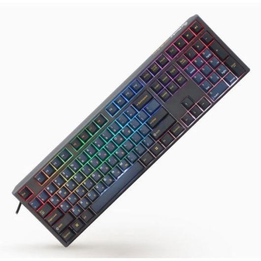 Ducky One 3 Pro Nazca Layout ES RGB Cherry MX2A Red USB-C Hot-Swap mechanische Tastatur