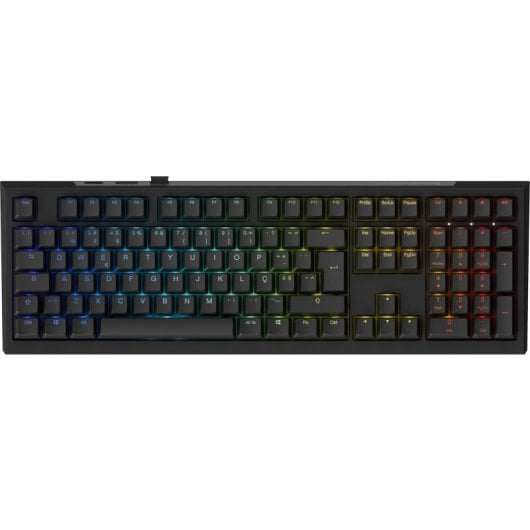 Teclado mecânico sem fios ABS com retroiluminação PT de layout completo Ducky Hot-Swap