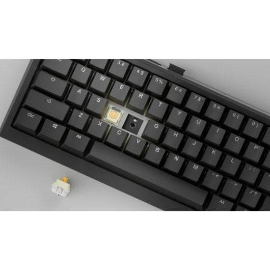 Teclado mecânico sem fios ABS com retroiluminação PT de layout completo Ducky Hot-Swap