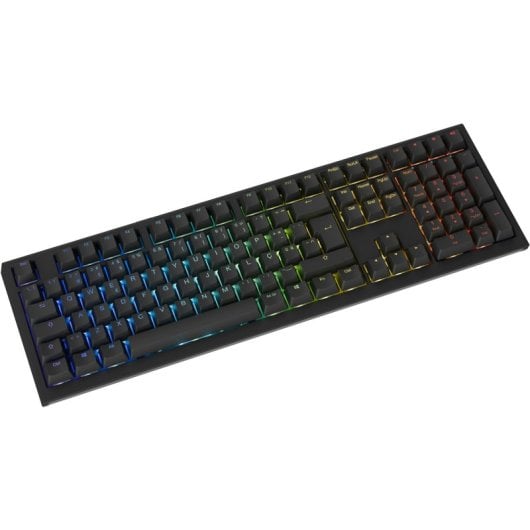 Teclado mecânico sem fios ABS com retroiluminação PT de layout completo Ducky Hot-Swap