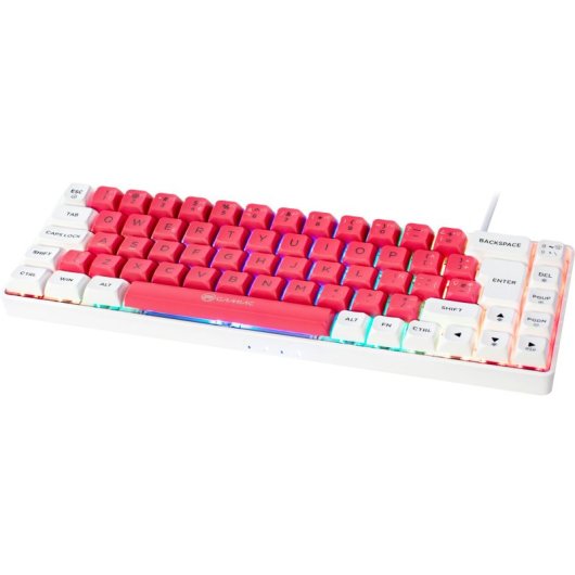 Teclado mecánico GAMIAC TKL69G SF Kailh Blue Layout ES retroiluminado RGB