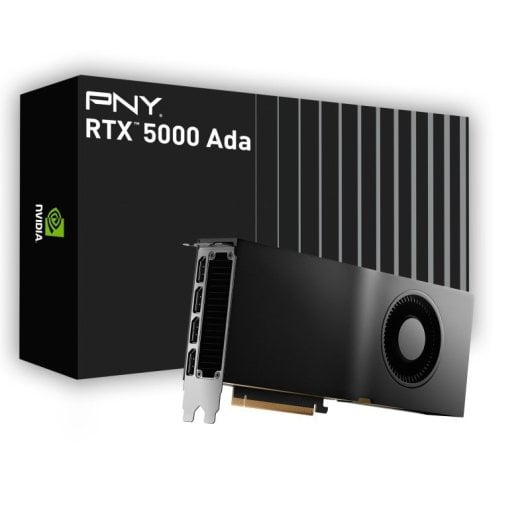 Tarjeta Gráfica PNY RTX 5000 Ada Generation 32GB GDDR6 ECC 4x DisplayPort IA/Renderizado