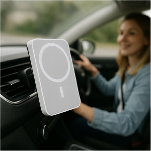 Cargador Inalámbrico Magnético Para Coche De 15w
