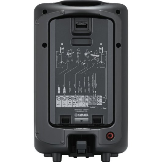 Yamaha Stagepas 400BT, 400 W, Bluetooth 4.1, 10 canaux, 2 voies, noir