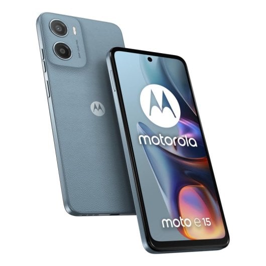 Smartphone Motorola Moto E15 2GB 64GB 32MP Azul Bruma Pantalla 6.67" 90Hz Dual SIM