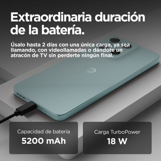Smartphone Motorola Moto G15 4GB RAM 128GB Dual SIM Full HD+ Helio G81 Bleu Clair